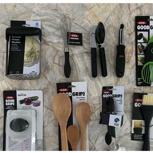 OXO Good Grips Kitchen Tool Set Masher Whisk Mandoline Peeler 11pc Bundle